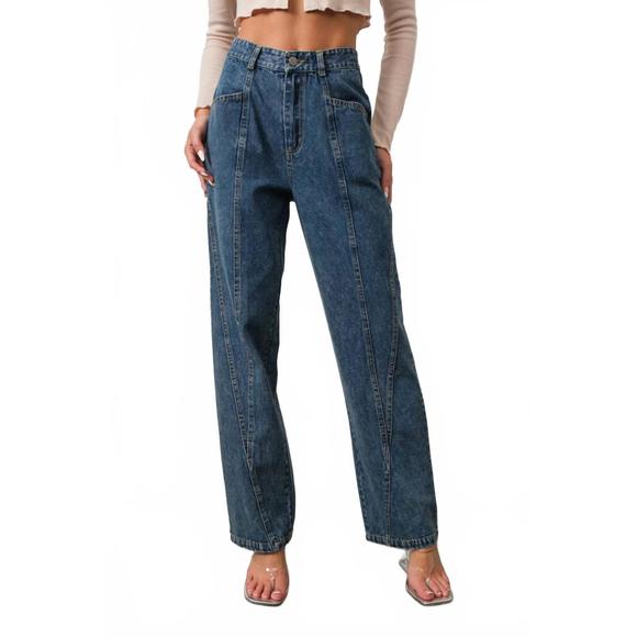 PRETTY GARBAGE Denim - NEW PRETTY GARBAGE vintage seam jeans in dark wash